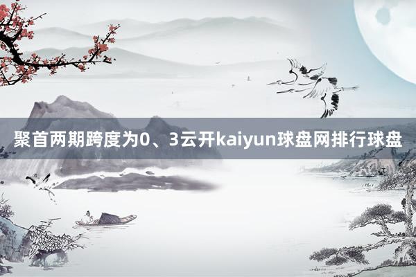 聚首两期跨度为0、3云开kaiyun球盘网排行球盘