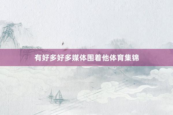 有好多好多媒体围着他体育集锦