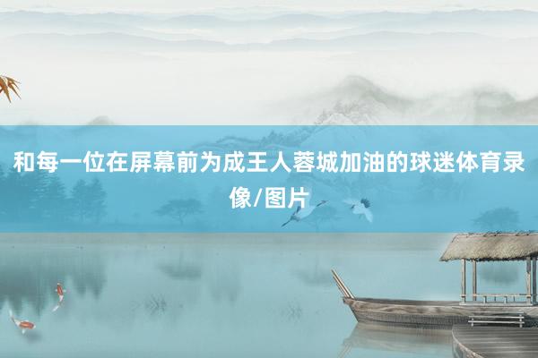 和每一位在屏幕前为成王人蓉城加油的球迷体育录像/图片