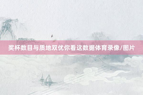 奖杯数目与质地双优你看这数据体育录像/图片