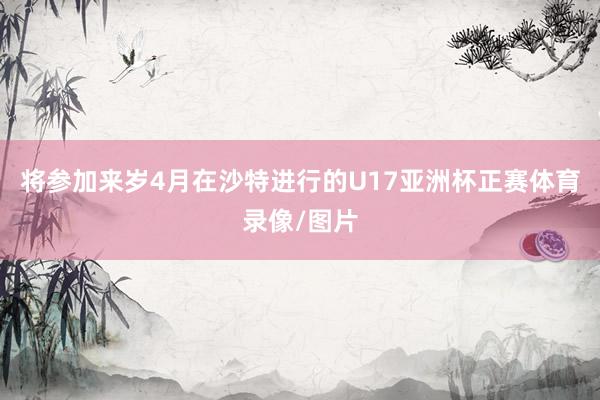 将参加来岁4月在沙特进行的U17亚洲杯正赛体育录像/图片