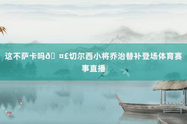 这不萨卡吗🤣切尔西小将乔治替补登场体育赛事直播